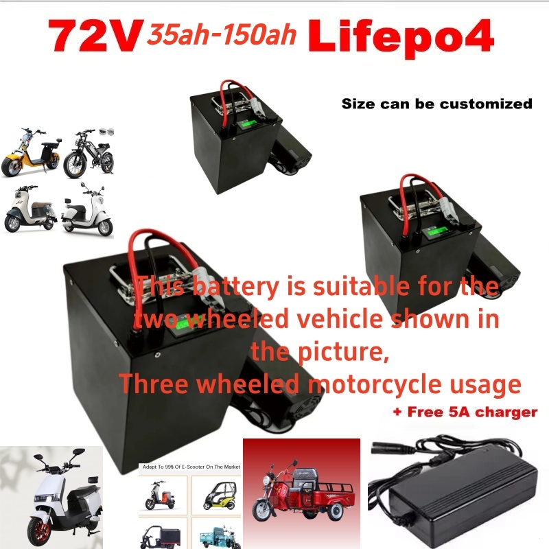 Bateria de Lítio LiFePO4 72V 8 - Lifepo4 72V 100Ah Battery Pack Ev avaliação e preço