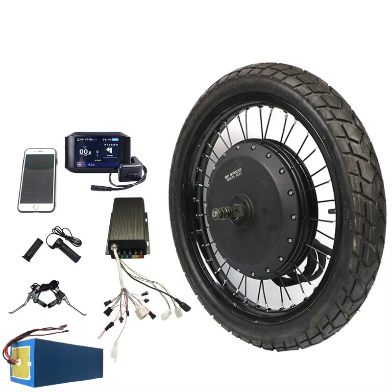 Kit de Conversão para Moto Elé - Qs Motor 273 8000W Hub Motor avaliação e preço