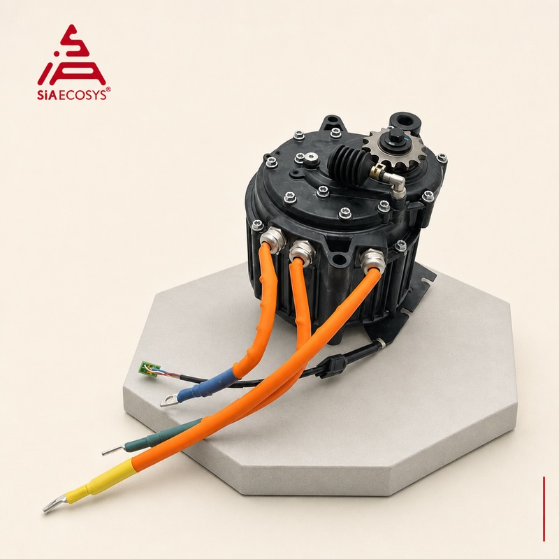 QSMOTOR J155A-36 5000W 72V Kit - Mid Drive Motor Kit 72V 5000W avaliação e preço