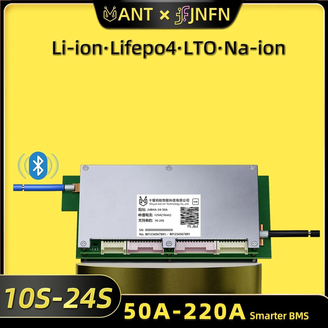 Placa de Proteção de Bateria A - Smart Bms 24S 200A Bluetooth Lifepo4 avaliação e preço